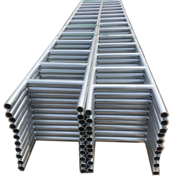 Bahan Bangunan Scaffolding Steel Straight Ladder Beam HDG
